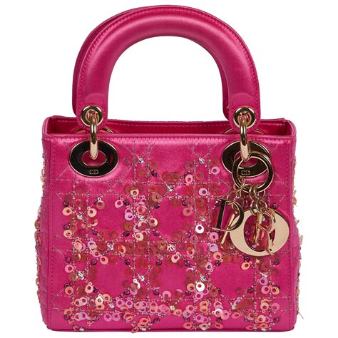 lady dior bag pink|lady dior embroidered bag.